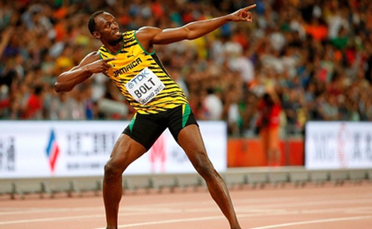 Usain Bolt trổ tài ném lao tại Olympic 2016