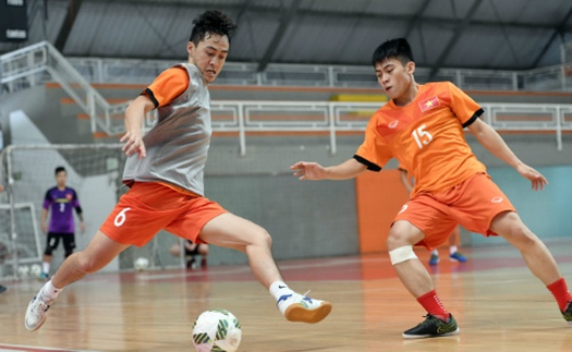 Tuyển futsal Việt Nam rèn miếng đánh không thủ môn