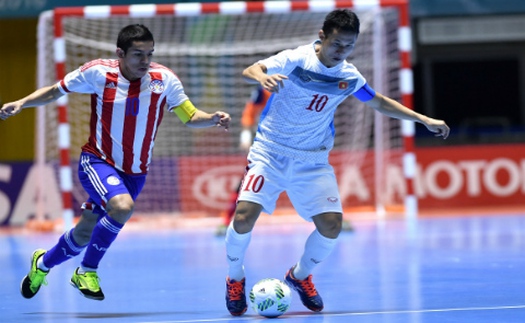 Tuyển futsal Việt Nam quyết giành điểm trước Italy