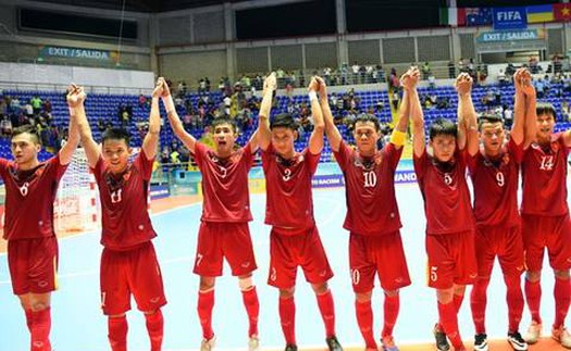 Futsal Việt Nam nhận tin vui