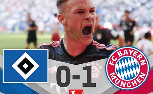 Hamburg 0-1 Bayern Munich: Sút mãi mới vào, Bayern vất vả duy trì mạch toàn thắng