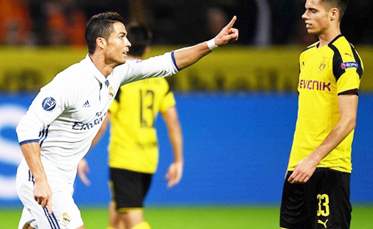 ĐIỂM NHẤN Dortmund 2–2 Real Madrid: Đẳng cấp Ronaldo, sức trẻ Dortmund