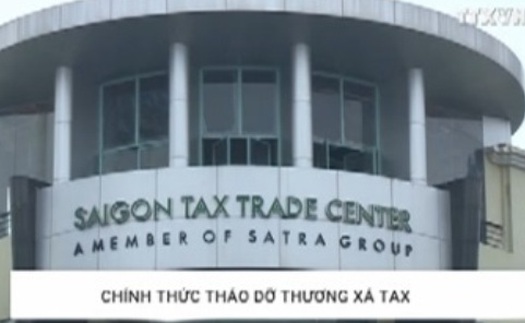 Khoảnh khắc cuối cùng Thương xá Tax được tháo dỡ