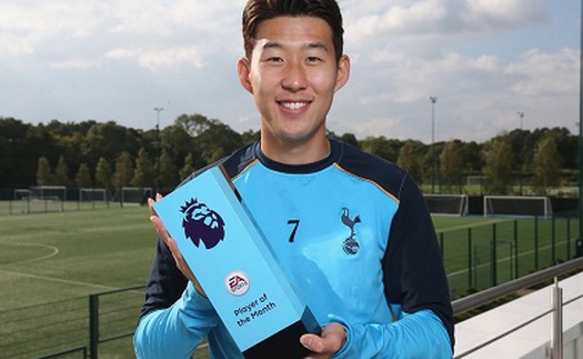 'Niềm tự hào châu Á' Heung-min Son xuất sắc nhất Premier League tháng 9