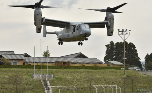 Vì sao dân Okinawa tức giận với 'siêu trực thăng' Osprey của Mỹ?