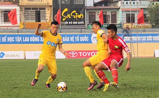 Vòng 6 Toyota V-League 2017: Ngôi đầu trôi về miền Trung?