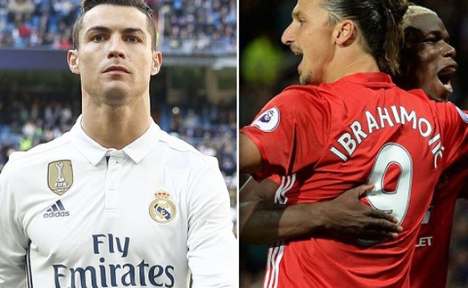 Lập hat-trick cho Man United, Ibrahimovic sánh ngang Cristiano Ronaldo