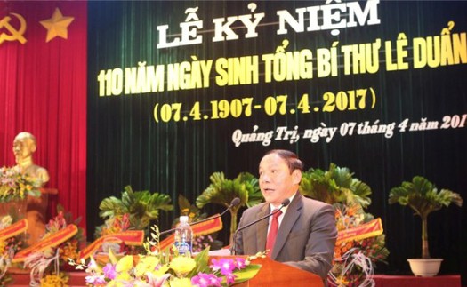 HÌNH ẢNH: Lễ kỷ niệm 110 năm Ngày sinh Tổng Bí thư Lê Duẩn