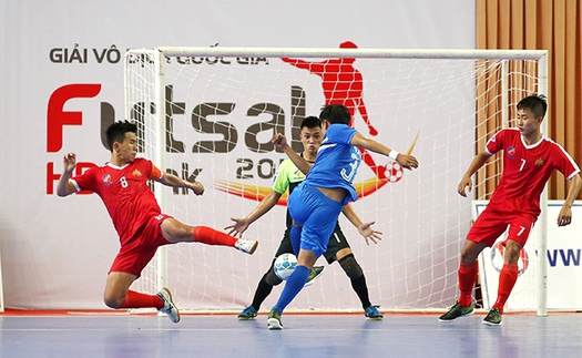 Thái Sơn Nam vươn lên dẫn đầu giải Futsal VĐQG 2017