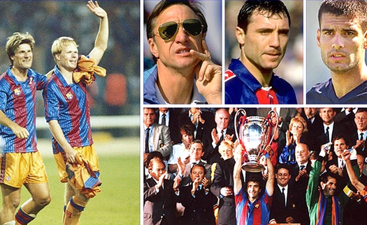 Johan Cruyff mãi mãi là những hoài niệm của Barcelona