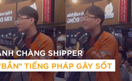 Chàng shipper gây sốt khi ‘bắn’ tiếng Pháp tại sự kiện sách: “Nếu mình mặc bộ đồ bình thường, có lẽ sự việc không viral đến thế”