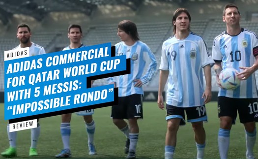 Messi chơi bóng với 4 phiên bản của chính mình trong video của Adidas