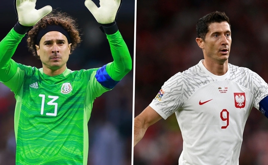 Đội hình dự kiến Mexico vs Ba Lan: Lewandowski và thử thách mang tên Ochoa