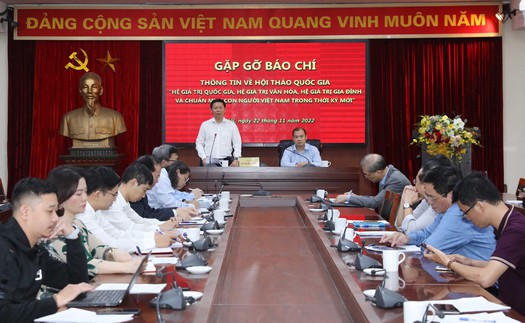 Tổ chức hội thảo quốc gia để làm rõ bốn hệ giá trị Việt Nam trong thời kỳ mới