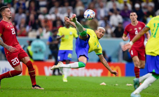 ĐIỂM NHẤN Brazil 2-0 Serbia: Richarlison thay Neymar bùng nổ