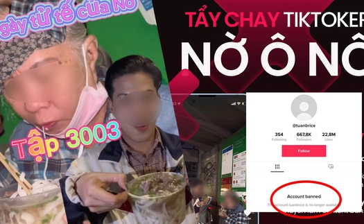 Tài khoản của Nờ Ô Nô đã bị TikTok cấm hoạt động sau drama miệt thị người nghèo