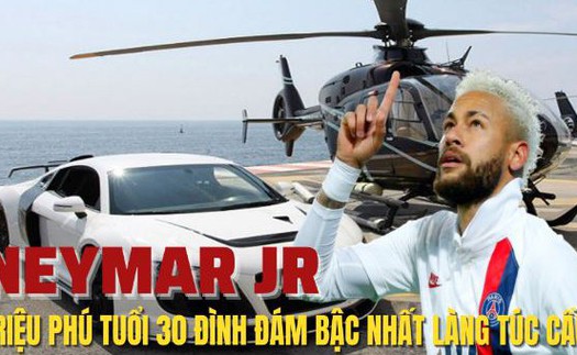 Tuổi 30 của “nghệ sĩ sân cỏ” Neymar Jr: Top 7 cầu thủ giàu nhất làng bóng đá, kiếm tiền hơn cả Messi, sở hữu dinh thự có bãi đậu trực thăng, nhà xe chứa đủ 20 chiếc ô tô