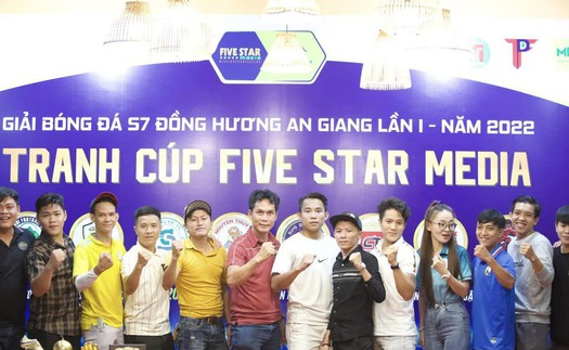 Sôi nổi giải bóng đá 7 người An Giang 2022