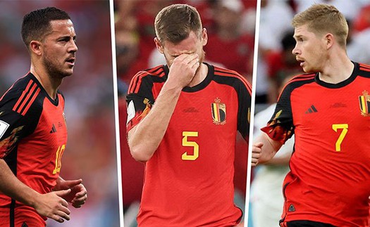 De Bruyne, Hazard, và Vertonghen suýt tẩn nhau sau trận thua Ma Rốc