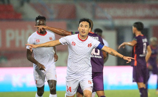 Kết quả bóng đá Hải Phòng 1-1 Hà Tĩnh, V-League 2022