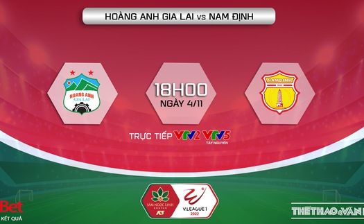 Soi kèo nhà cái HAGL vs Bình Định. Nhận định, dự đoán bóng đá V-League (18h00, 4/11)