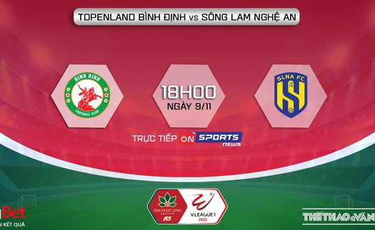 Soi kèo nhà cái Bình Định vs SLNA. Nhận định, dự đoán bóng đá V-League 2022 (18h00, 9/11)