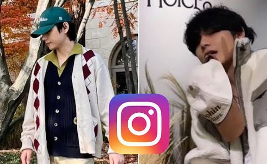 V BTS 'tái xuất' Instagram, tặng quà đặc biệt cho ARMY