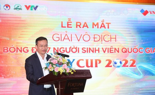 Ra mắt giải bóng đá 7 người sinh viên QG VNPAY Cup 2022