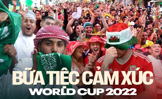 Chùm ảnh: Không khí World Cup 2022 sôi động khắp thế giới tạo nên bữa tiệc tràn ngập màu sắc và cảm xúc khó quên