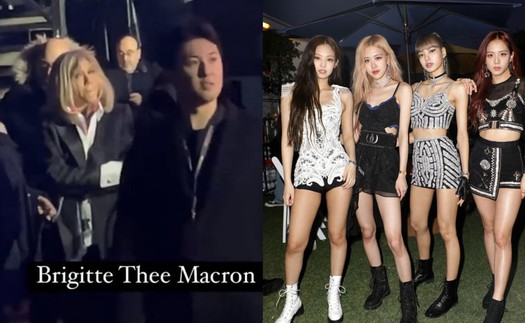 Đệ nhất phu nhân Pháp Brigitte Macron cũng là fan của Blackpink?