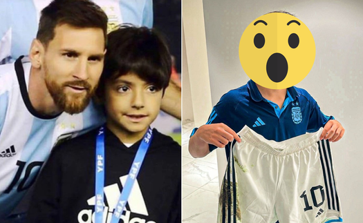 Gây sốt giới túc cầu từ khi mới sinh nhờ lý lịch khủng, con đỡ đầu của Lionel Messi giờ ra sao khi xuất hiện tại World Cup 2022?