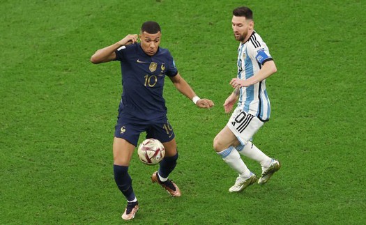 Xem bóng đá trực tiếp hôm nay (VTV6, VTV2): Argentina 3-3 Pháp