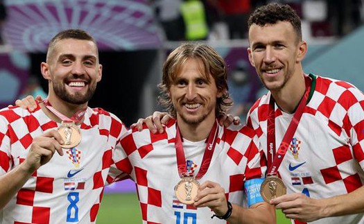 Vịnh trận Croatia - Maroc (2-1): Huy chương đồng mang dấu sao Modric