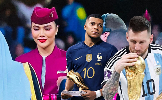 Nữ tiếp viên hàng không người Việt xuất hiện tại lễ trao giải World Cup tiết lộ: Mbappé khiêm tốn, Messi như toả hào quang