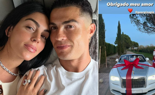 Đang thất nghiệp, Ronaldo được bạn gái tặng quà Giáng sinh hơn 7 tỷ đồng