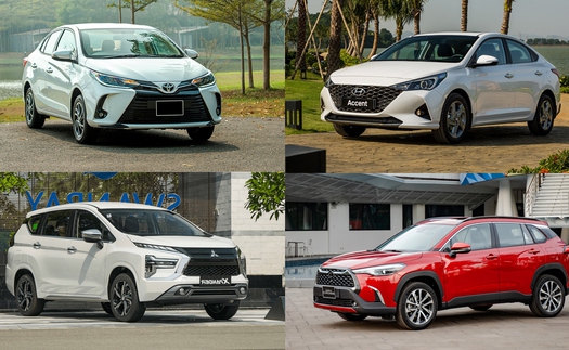 Ngôi vua doanh số 2022 khó phân định: Vios, Corolla Cross, Accent, Xpander so kè quyết liệt