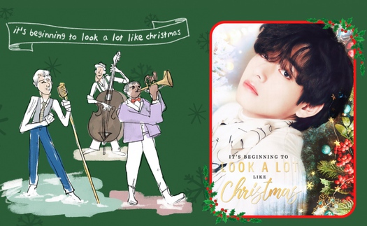 Bản cover 'It's Beginning To Look A Lot Like Christmas' của V BTS đang 'gây bão' trên YouTube toàn cầu 