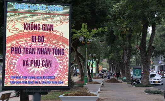 Hà Nội tổ chức giao thông tại không gian đi bộ phố Trần Nhân Tông