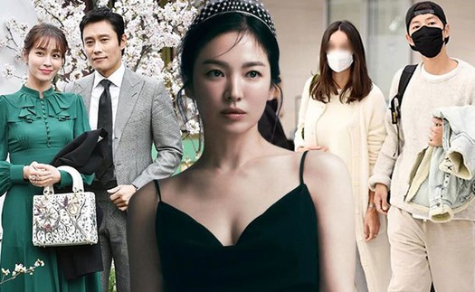 Số khổ như Song Hye Kyo: 2 lần tái xuất hoành tráng đều bị tình cũ Song Joong Ki - Lee Byung Hun 'phá đám' với scandal tình ái