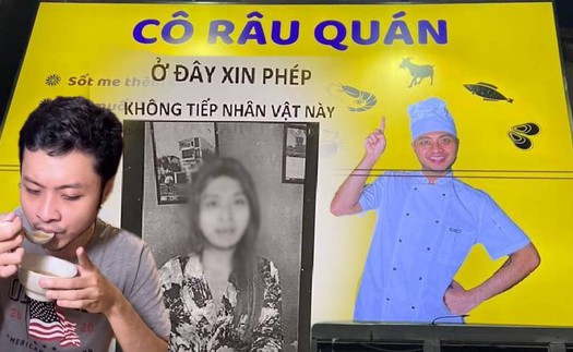 Từng bị các quán ăn dán ảnh 'miễn tiếp', Cô Gái Có Râu nay đã tự mở quán của riêng mình