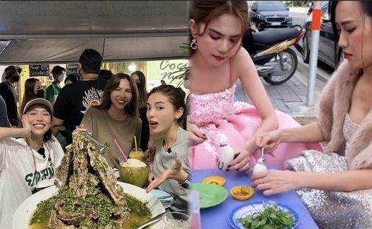 Những cặp bài trùng của showbiz Việt có niềm đam mê ăn uống mãnh liệt, đi đến đâu là 'mukbang' đến đó 