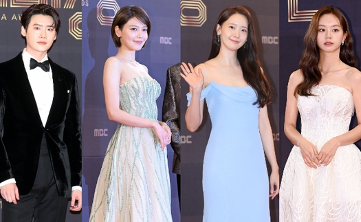 Thảm đỏ MBC Drama Awards: Sooyoung gợi cảm lấn át Yoona, mỹ nhân Reply 1988 lột xác cùng Lee Jong Suk dẫn đầu đoàn sao