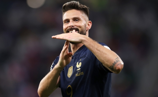 Vượt Henry, Giroud trở thành chân sút vĩ đại nhất lịch sử tuyển Pháp