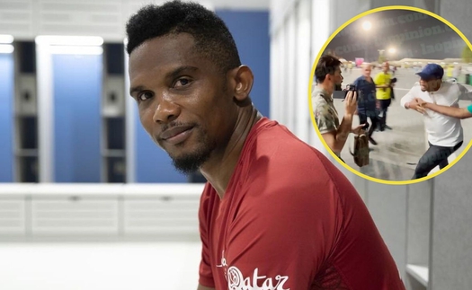 Eto'o đánh người ở World Cup