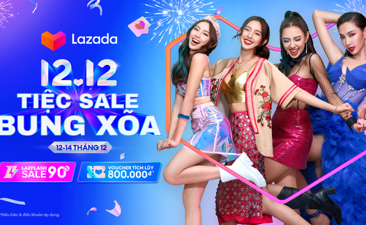 Lazada mở tiệc sale 12.12 bung xõa cuối năm, đặt lịch giờ vàng để săn hàng giảm 90%!