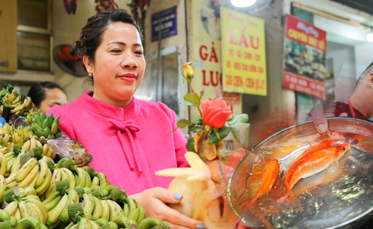 Hà Nội: Gà ngậm hoa hồng, đồ lễ cúng ông Công ông Táo giá cao vẫn hút khách