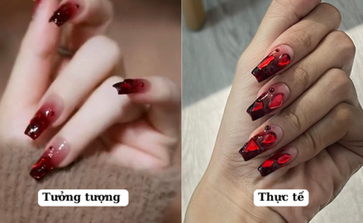 Chi gần 1 triệu để làm mẫu nail hot TikTok, cô bạn ê chề nhận về cái kết: Như úp tấn thạch cao lên móng! 