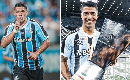 Luis Suarez ghi hattrick, ẵm ngay danh hiệu ngay trận ra mắt Gremio