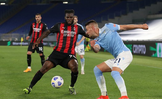 Lịch thi đấu bóng đá hôm nay 24/1: Milan đại chiến Lazio