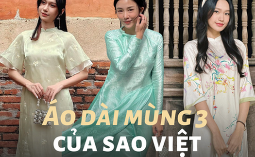 Ngắm áo dài mùng 3 Tết của mỹ nhân Việt: nhiều thiết kế đơn giản nhưng cực kỳ tinh tế, giá lại hợp lý với túi tiền 